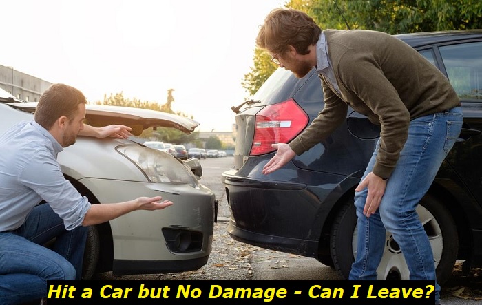 hit a car but no damage